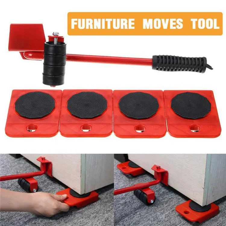 Furniture Moving Tool Heavy Object Mover Furniture Transport Lifter 4 Wheeled Mover Roller