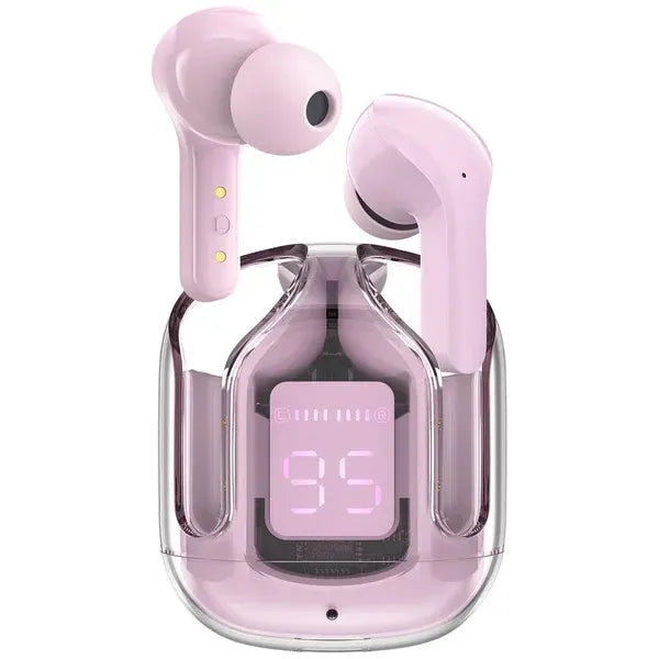 AIR31 EARBUDS WIRELESS CRYSTAL TRANSPARENT BODY